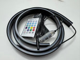 Bandă LED RGB Ambientală pentru Parbriz Auto 1.5M – Control APP / Telecomandă / Buton, Alimentare USB 5V