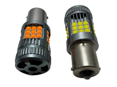 Set 2 Becuri LED 1156 BA15s P21W Versiune Upgrade cu Ventilator– 12V, 3030-36SMD