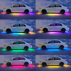 Bandă LED RGB Șasiu Auto – Control App, Ambient Light