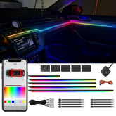 Kit LED RGB Interior Auto – 64 Culori, Control App, Lumini Ambientale - My Store