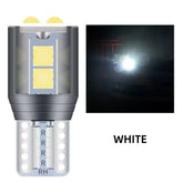 Set 2x Becuri LED W5W/T10/T15/W16W Canbus – 12V, 3030-6SMD, 6000K Alb