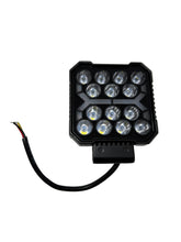Set 2x Proiectoare LED Pătrate 4" – Alb & Galben, 12/24V, IP67