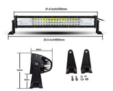 bara led off road auto 3 randuri led iluminare puternica 12v 24v