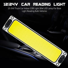 Lampă LED Interior 12–24V cu Buton ON/OFF – Lumină Albă COB