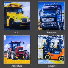 Lampă LED Stroboscopică cu Magnet – 12/24V, Roșu/Galben/Albastru - My Store