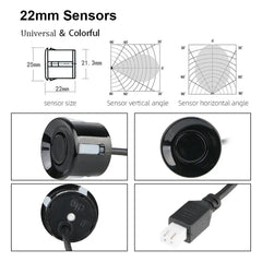 Kit Asistent Parcare cu 4 Senzori – Afișaj LED & Alarmă Sonoră