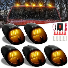 Set 5x Lămpi LED Semnalizare Cabină – Galben, 12V