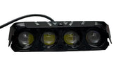 Set 2 Proiectoare LED cu Lupă 12V, 2 Faze, 30/40/50W (3/4/5 LED), pentru Auto, SUV, ATV, Off-Road