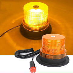 Lampă LED Stroboscopică cu Magnet – 12/24V, Roșu/Galben/Albastru