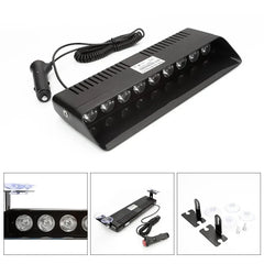 Lumină de Avertizare LED Stroboscop – 8x, cu Ventuză, 12V