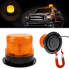 Lampă LED Stroboscopică cu Magnet – 12/24V, Roșu/Galben/Albastru