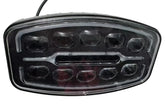 Proiector LED 10” 180W 23000LM cu Lupă, Poziție Alb/Galben, IP67 12-24V