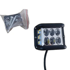 Proiector LED Bicolor Off Road – Alb & Galben Stroboscop, 45W, Spot 30°