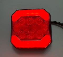 Set 2 Stopuri LED 12V-24V Universale Roșu/Galben pentru Remorcă și Camion