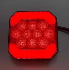 Set 2 Stopuri LED 12V-24V Universale Roșu/Galben pentru Remorcă și Camion