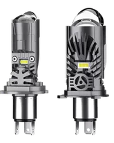 Set 2x Becuri LED H4 cu Lentilă Dublă – 120W, 18.000Lm, 6000K, 9-32V - My Store