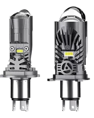 Set 2x Becuri LED H4 cu Lentilă Dublă – 120W, 18.000Lm, 6000K, 9-32V - My Store
