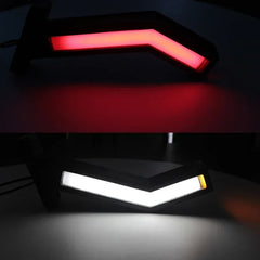 Set 2x Cornite LED de contur 12–24V, 3 culori (Roșu / Alb / Galben), pentru camioane