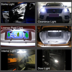 Set 2x Becuri LED W5W T10 Canbus – 12V, 2016-18SMD, 6000K Alb - My Store