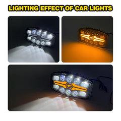 Proiector LED 10" – 100W, Alb/Galben, 12/24V, Spot&Flood, IP67 - My Store