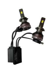 Set 2 Becuri LED Auto K68 H7 – 380W, 23.000LM – CANBUS, 6000K, Putere Extremă