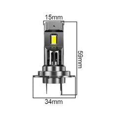 Set 2 Becuri LED Auto K7 1:1 – 100W, 6000K, H1 H4 H7 H11 CANBUS