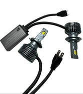 Set 2 Becuri LED Auto K98 H7 – 430W, 35.000LM – CANBUS, 6000K, Putere Maximă