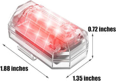Lumină LED Stroboscopică Mini – 7 Culori, IP68, Reîncărcabilă USB, cu Telecomandă