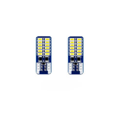 Set 2x Becuri LED W5W T10 Canbus – 12V, 3014-24SMD, 6000K Alb