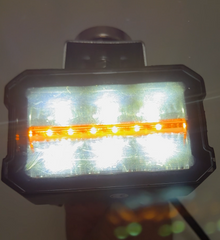 Proiector LED Off Road 4.5” 120W – Poziție Albă & Galbenă, 12–24V