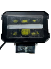 Proiector LED Off Road 4.5” 120W – Poziție Albă & Galbenă, 12–24V
