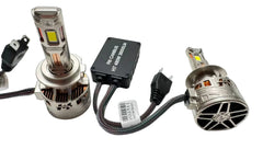 Set 2x Becuri LED Auto R6 H7 CANBUS 480W 38000LM 6000K – 15 LED 4075, Ultra Puternice