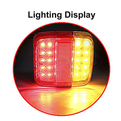 Set 2x Stopuri LED Spate – 12V, 26 LED, Cablu 7.5m+2.5m, 7 pini, IP67