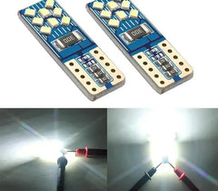Set 2x Becuri LED W5W T10 Canbus – 12V, 2016-16SMD, 6000K Alb