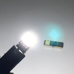 Set 2x Becuri LED W5W T10 Canbus – 12V, 2016-18SMD, 6000K Alb