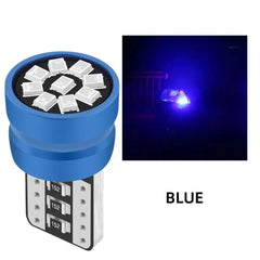 Set 2x Becuri LED W5W T10 Canbus – 12V, 2016-9SMD, Multicolor - My Store