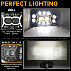 Proiector LED 10" – 100W, 22.000Lm, 12/24V, Spot/Flash/Flow, Alb+Galben, IP67 - My Store