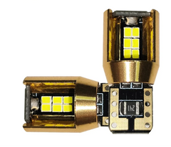 Set 2x Becuri LED W5W T10 Canbus – 12V, 2016-18SMD, 6000K Alb