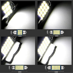 Set 2x Becuri LED Festoon C5W Canbus – 12V, 3030-9/12/18SMD, 6000K Alb - My Store