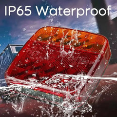 Set 2x Stopuri LED Magnetice Reîncărcabile – 12/24V, Wireless, Spate - My Store