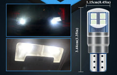 Set 2x Becuri LED W5W T10 Canbus – 12V, 3030-8SMD, 6000K Alb - My Store