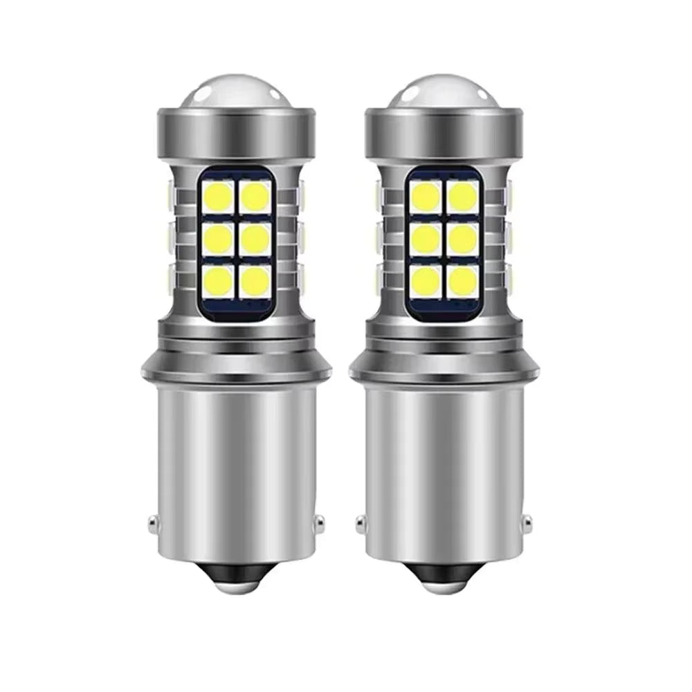Set 2x Becuri LED 1156 BA15s P21W Canbus – 12V, 3030-27SMD - My Store