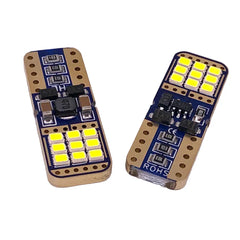 Set 2x Becuri LED W5W T10 Canbus – 12V, 2016-18SMD, 6000K Alb