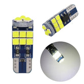 Set 2x Becuri LED W5W T10 Canbus – 12V, 3030-15SMD, 6000K Alb