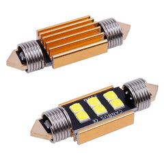 Set 2x Becuri LED Festoon C5W Canbus – 12V, 3030-6SMD, 6000K Alb