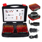 Set 2x Stopuri LED Magnetice Reîncărcabile – 12/24V, Wireless, Spate - My Store