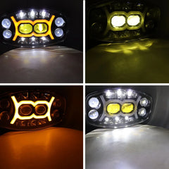 Proiector LED 10" – 100W, 22.000Lm, 12/24V, Spot/Flash/Flow, Alb+Galben, IP67 - My Store