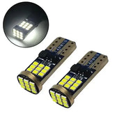 Set 2x Becuri LED W5W T10 Canbus – 12V, 2016-27SMD, 6000K Alb