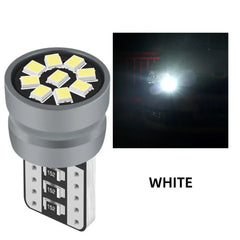 Set 2x Becuri LED W5W T10 Canbus – 12V, 2016-9SMD, Multicolor - My Store