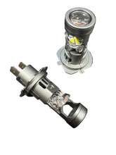 Set 2 Becuri LED H7 cu Lupă, 180W, 18000LM, 12V, 6000K – CANBUS